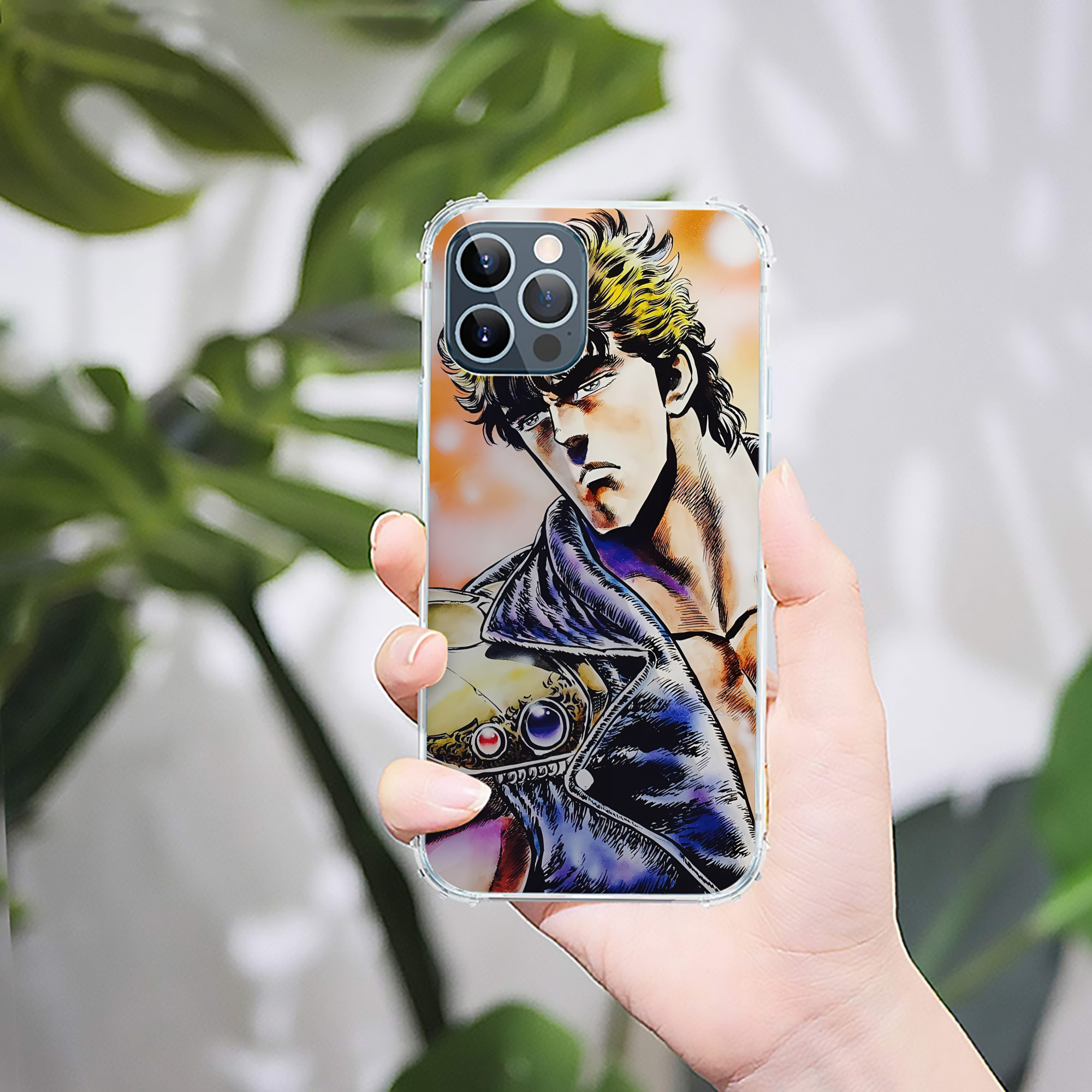 （画像用） 北斗の拳 Fist of the North Star 【iPhone 12シリーズ対応】透明スマホケース（クリアソフトケース）